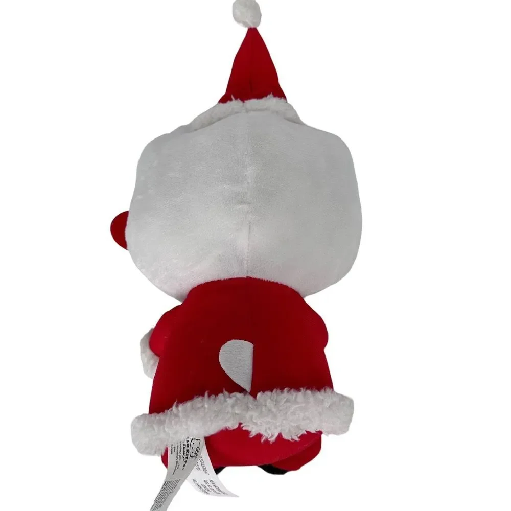2 Sanrio HELLO KITTY Dressed For Christmas In‎ Red Plush Stuffed Animals